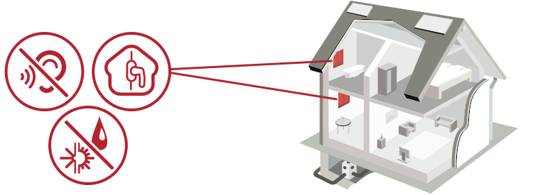 Illustrazione serramenti casa
